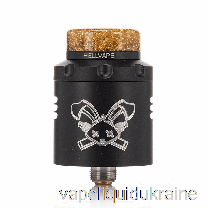 Vape Ukraine Hellvape DEAD RABBIT V3 24mm RDA Matte Black (White Logo)